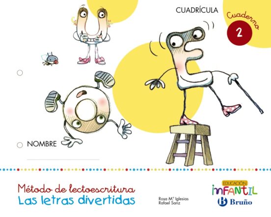 Las Letras Divertidas Educacion Infantil 3 Años Cuadrícula Cuaderno 2