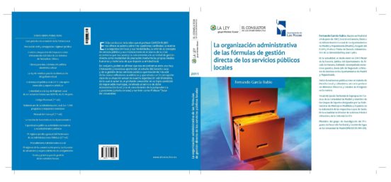 La Organización Administrativa De Las Fórmulas De Gestión Directa De Los Servicios Públicos Locales