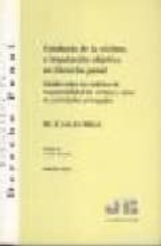 Conducta De La Victima E Imputacion Objetiva En El Derecho Moral