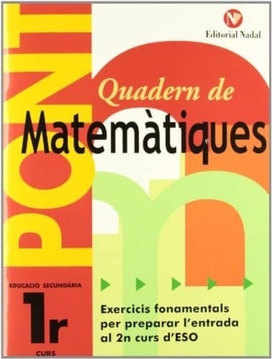 Quadern Matemàtiques 1º Pont Eso Cat