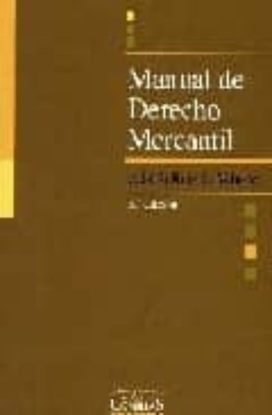 Manual De Derecho Mercantil 3ª Ed