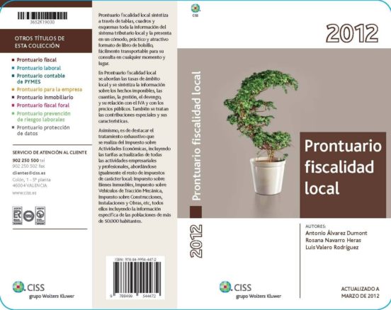 Prontuario Fiscalidad Local 2012