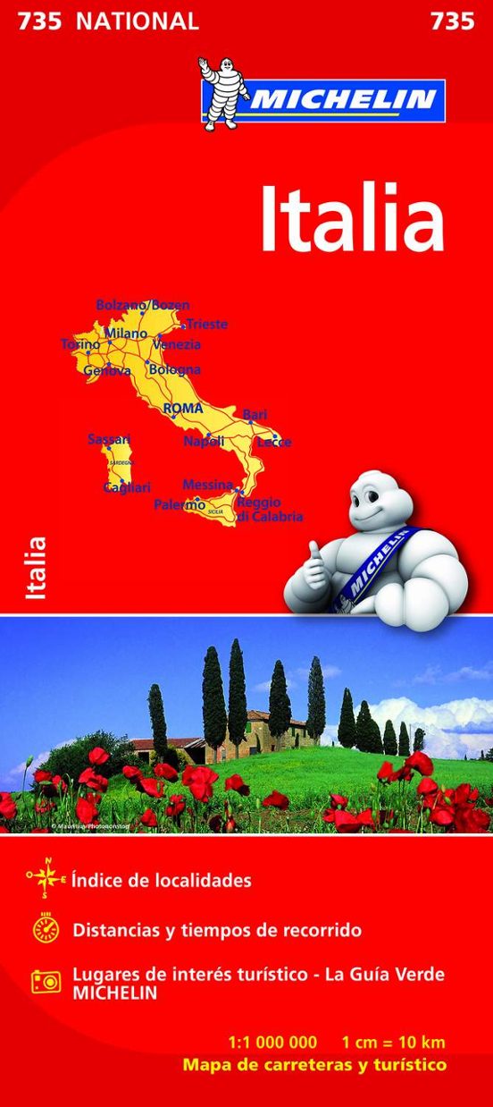 Mapa Italia 2015 Ref. 11735