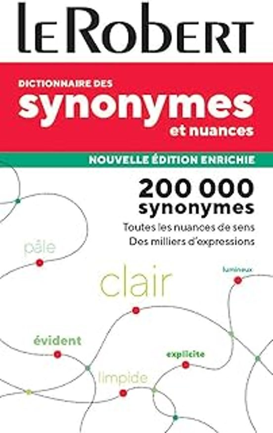 Dictionnaire Des Synonymes Et Nuances