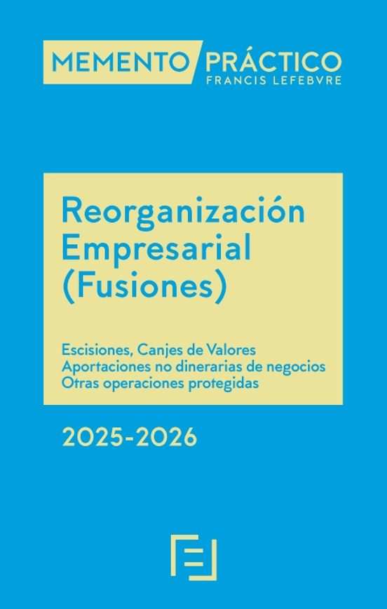Memento Práctico-reorganización Empresarial 2025-2026