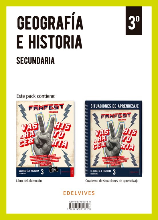 Geografía e Historia 3.º ESO + Cuaderno Situaciones de Aprendizaje Fan
