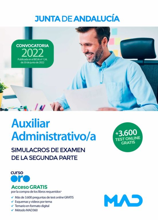 Auxiliar Administrativo/a De La Junta De Andalucia. Simulacros De Exam