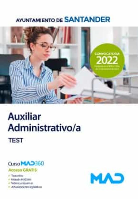 Auxiliar Administrativo/a Del Ayuntamiento De Santander. Test