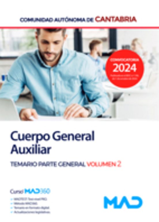 Cuerpo General Auxiliar. Temario Parte General Volumen 2