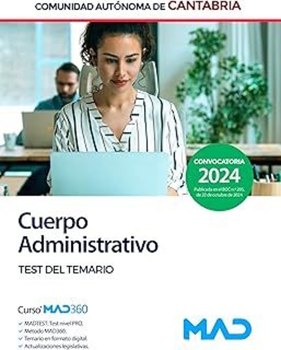 Cuerpo Administrativo De La Comunidad Autónoma De Cantabria. Test