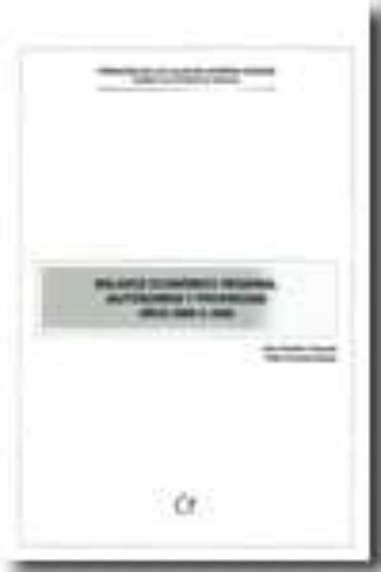 Balance Economico Regional Años 2000 A 2008