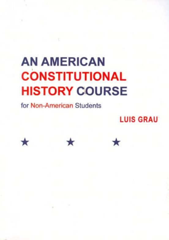 An American Constitutional History Course