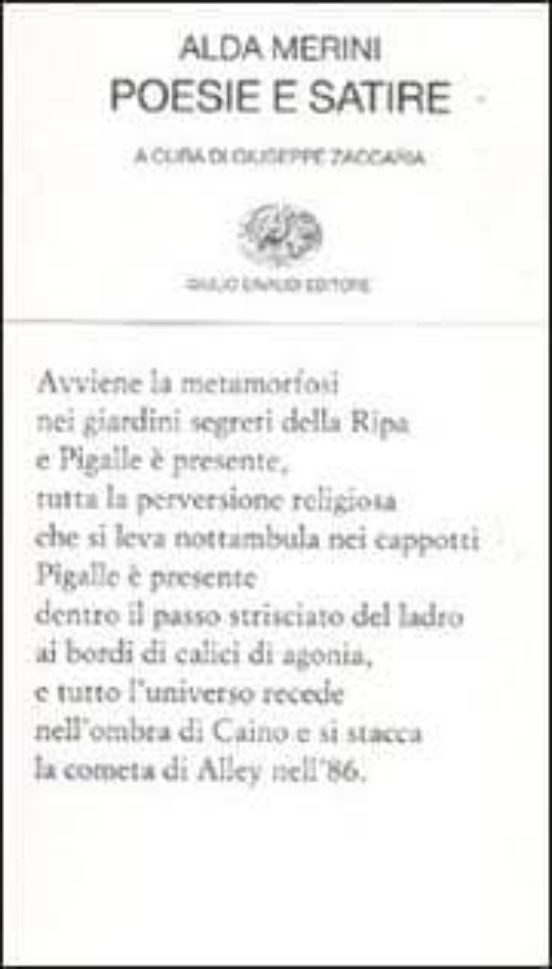 Poesie e Satire