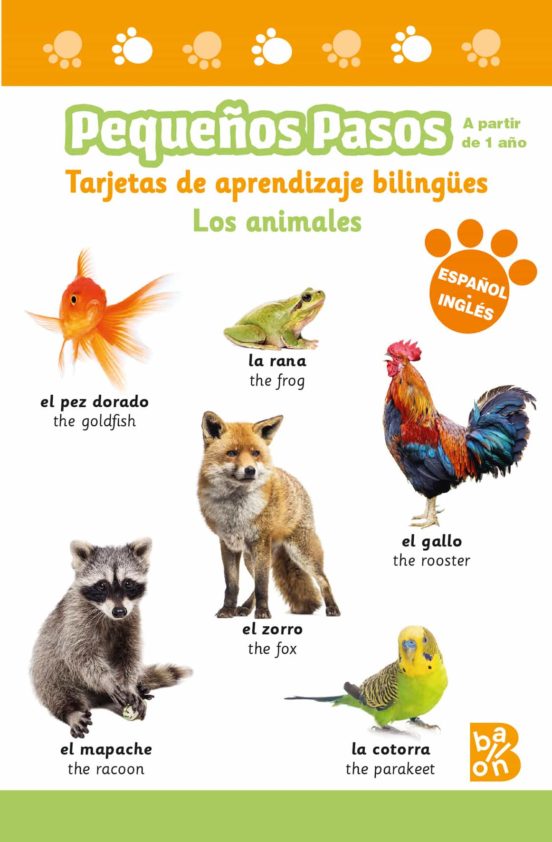 Pequeños Pasos - Tarjetas De Aprendizaje Bilingües - Los Animales