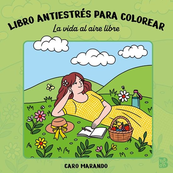 Libro Antiestrés Para Colorear - La Vida Al Aire Libre