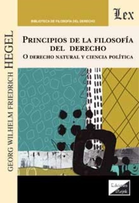 Principios De La Filosofia Del Derecho