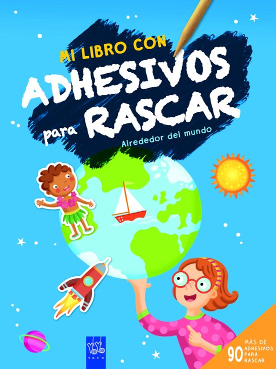 Mi Libro Con Adhesivos Para Rascar: Alrededor Del Mundo