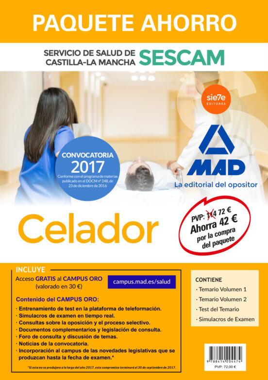 Paquete Ahorro Celador Del Servicio De Salud De Castilla-la Manch A