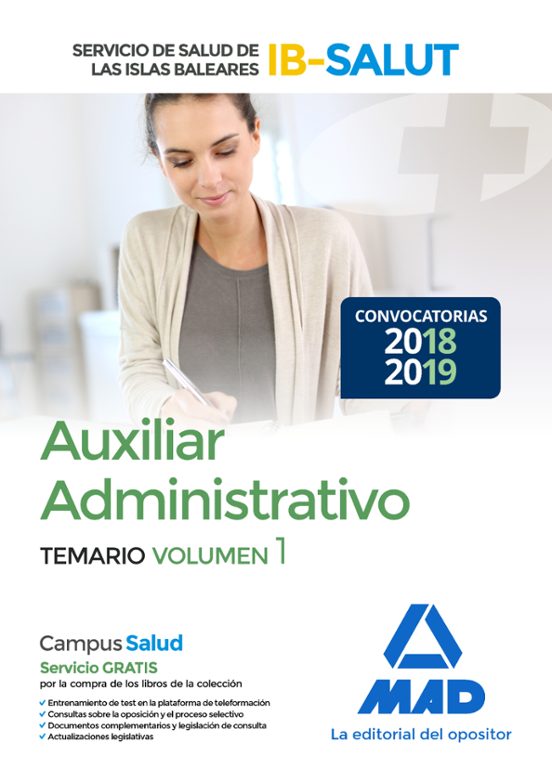 Auxiliar Administrativo Del Servicio De Salud De Las Illes Balears