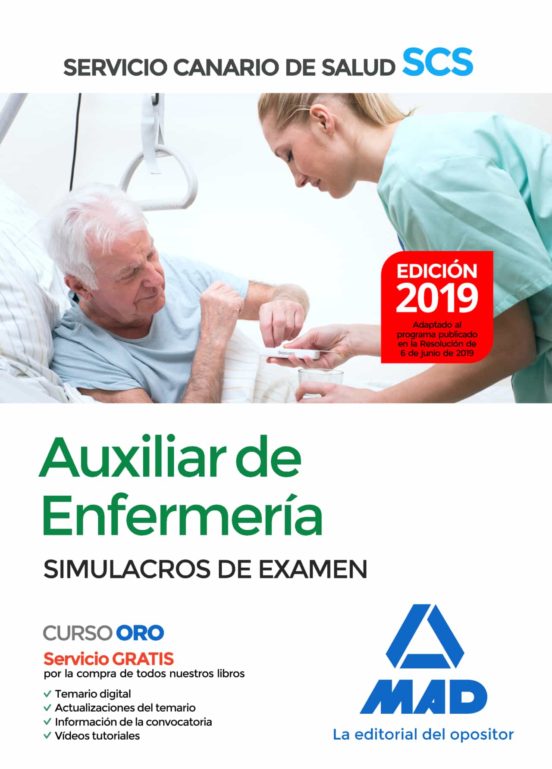 Auxiliar De Enfermería Del Servicio Canario De Salud. Simulacros De Examen