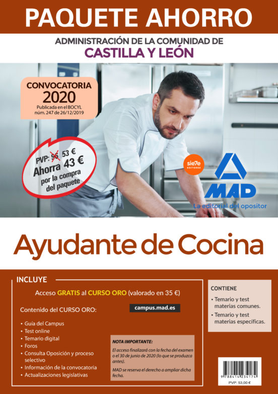 Paquete Ahorro Ayudantes De Cocina De La Administracion De La Comunida