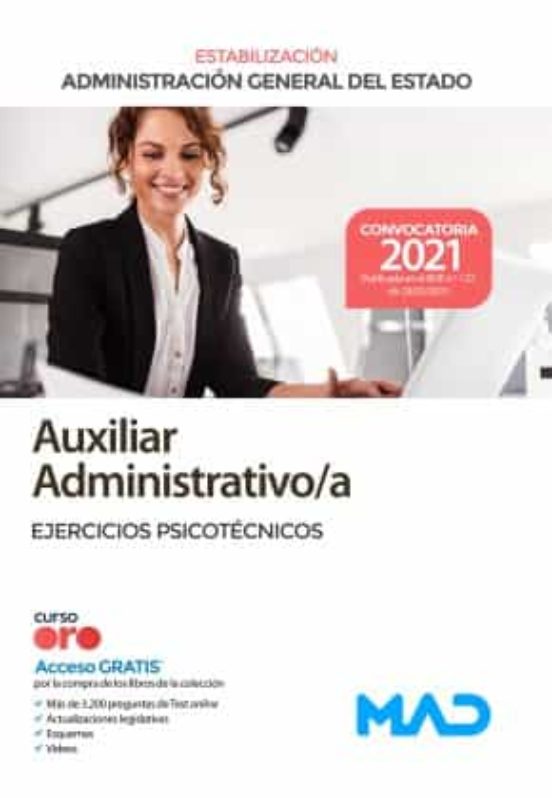 Auxiliar Administrativo De La Administración General Del Estado . Ejercicios Psicotécnicos