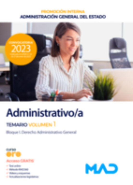 Administrativo/a . Bloque I. Administracion General