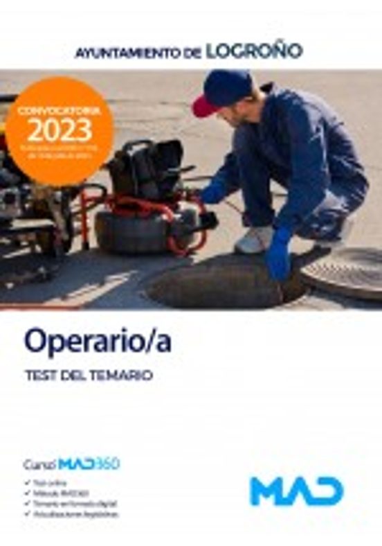 Operario/a Del Ayuntamiento De Logroño. Test Del Temario