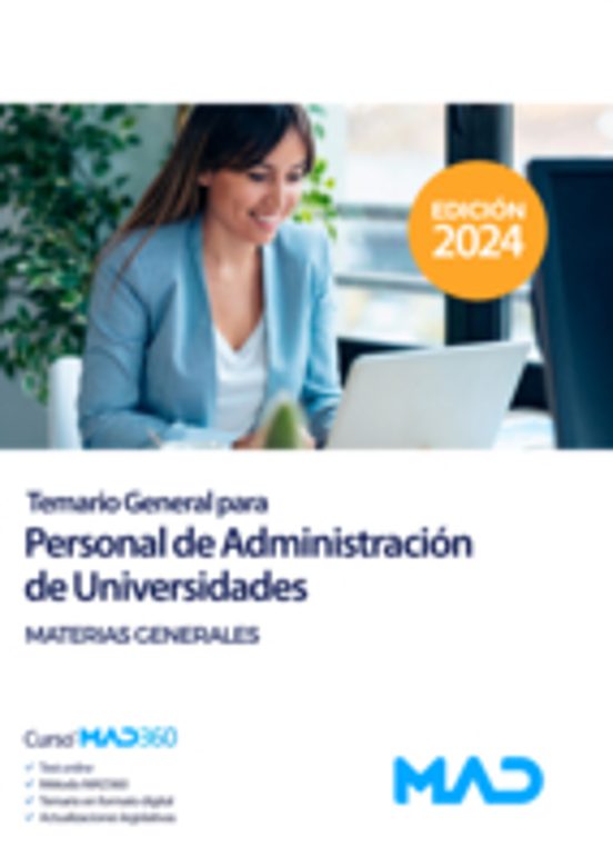 Personal De Administración De Universidades. Temario General Materias