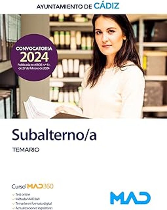 Subalterno/a. Ayuntamiento De Cádiz