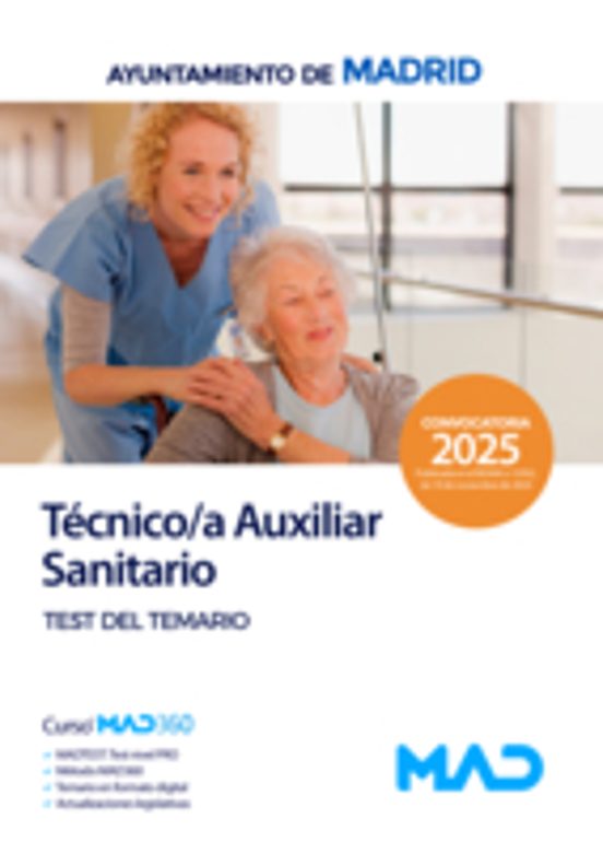 Técnico/a Auxiliar Sanitario/a. Ayuntamiento De Madrid. Test Del Temar