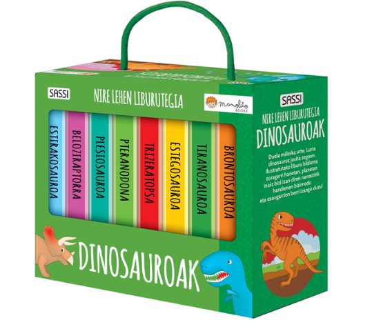 Dinosauroak. Mi Primera Biblioteca. Edic. Ilustrutua