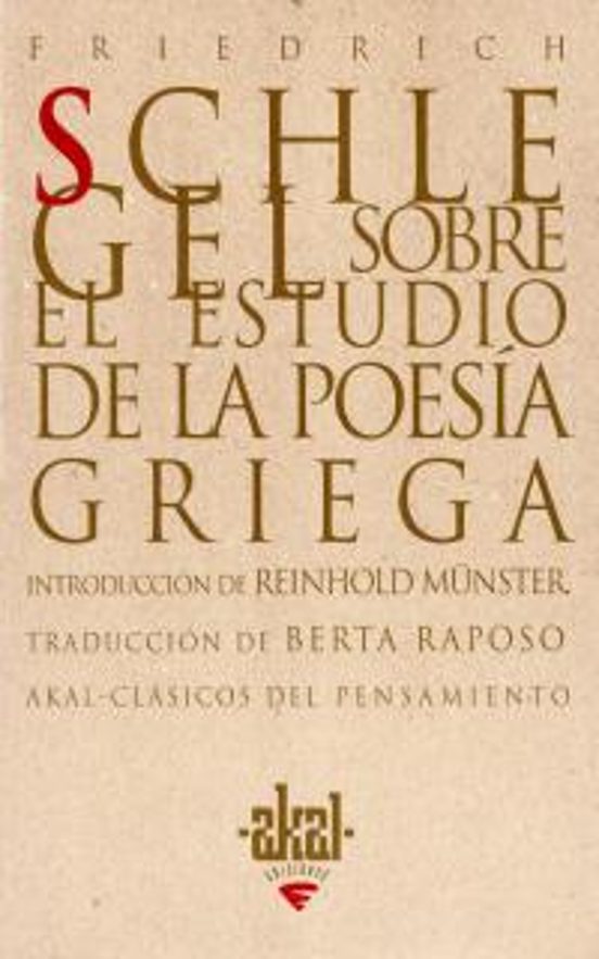 Sobre El Estudio De La Poesía Griega