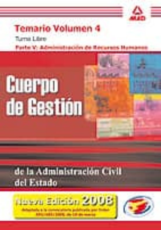Cuerpo De Gestion De La Administracion Civil Del Estado. Temario