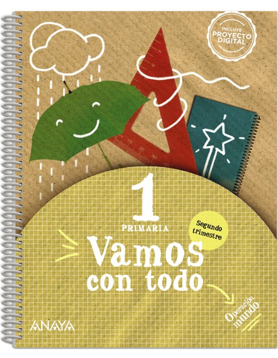 Vamos con Todo 1º Educacion Primaria Segundo Trimestre. Cuadricul a Op