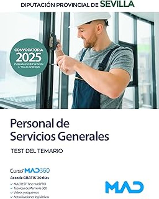 Personal De Servicios Generales. Test Del Temario. Diputación Provinci