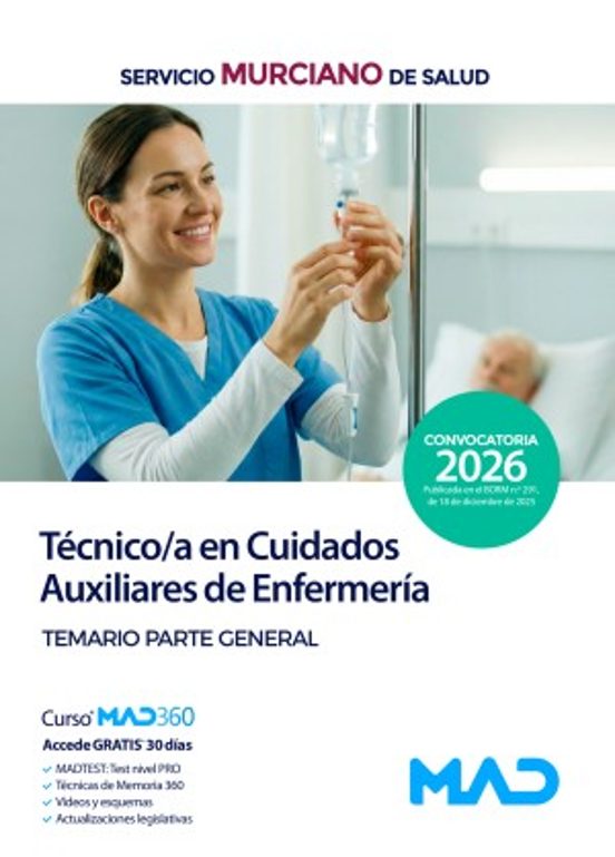 Técnico / A En Cuidados Auxiliares De Enfermería Del Servicio Mur Cian