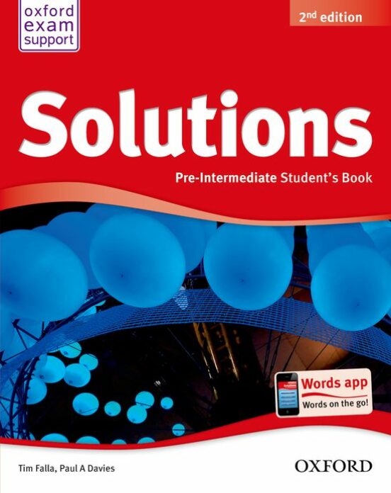 Solutions P-Int Student Book 2 Ed 2013