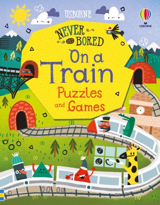 Never Get Bored On A Train. Puzzles And Games