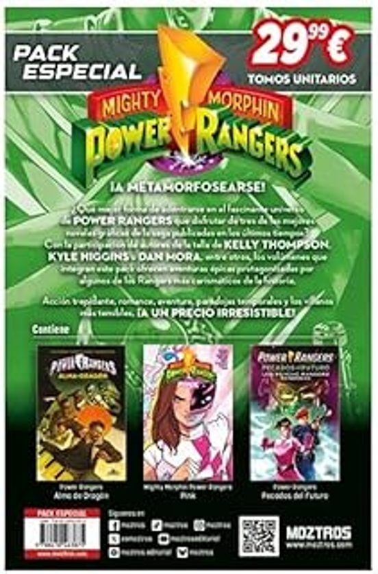 Pack Especial Mighty Morphin Power Rangers
