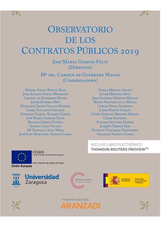 Observatorio De Los Contratos Públicos 2019