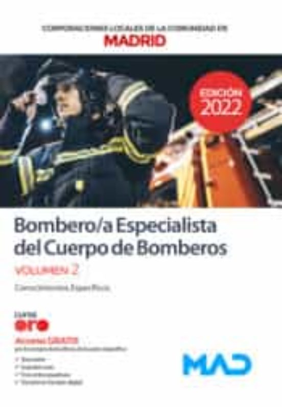 Bombero/a Especialista Del Cuerpo De Bomberos De La Comunida D De
