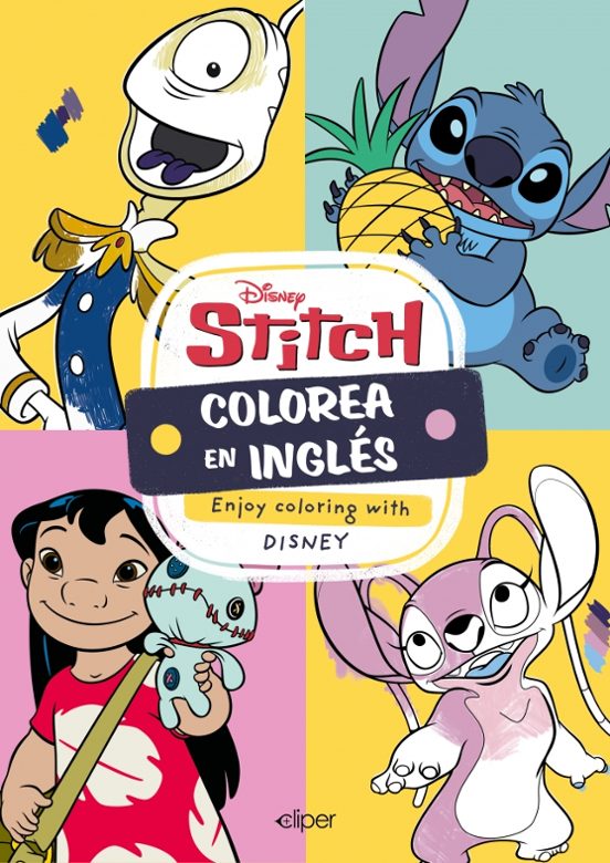 Aprende Y Colorea En Ingles Con Stitch