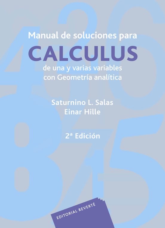 Manual De Soluciones Para Cálculus