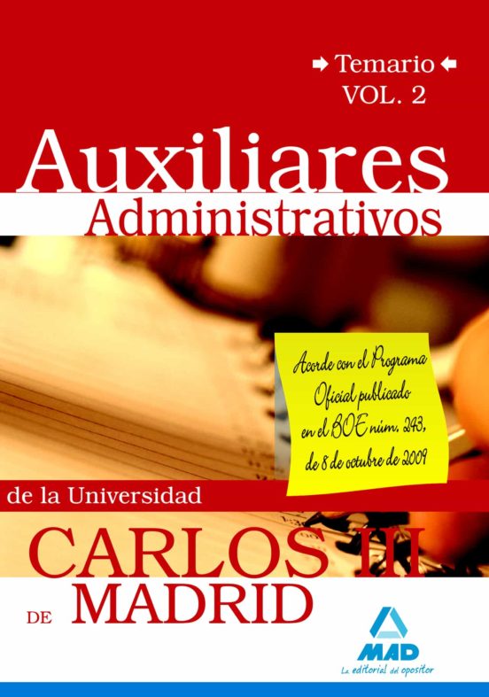 Auxiliares Administrativos De La Universidad Carlos Iii De Madrid . Te