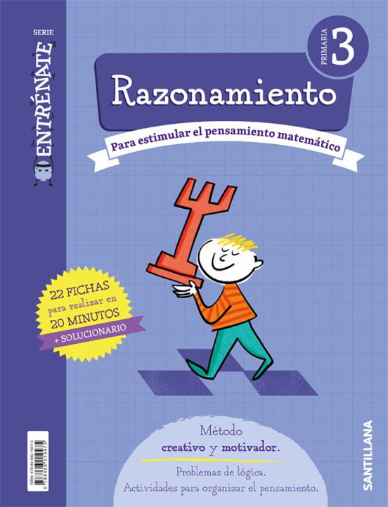 Entrénate. Cuaderno Razonamiento 3 Primaria
