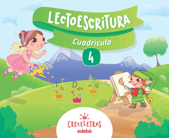 Lectoescritura Cuaderno 4. 3/5 Años Cuadricula Castellano