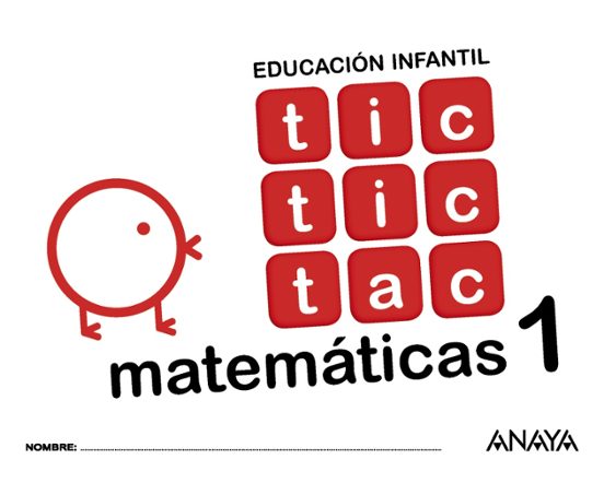 Tic Tic Tac Matemáticas 1 Educacion Infantil 3 Años Mec