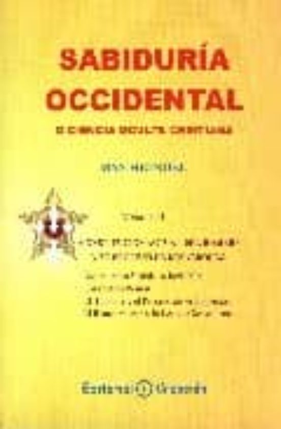Sabiduria Occidental O Ciencia Oculta Cristiana