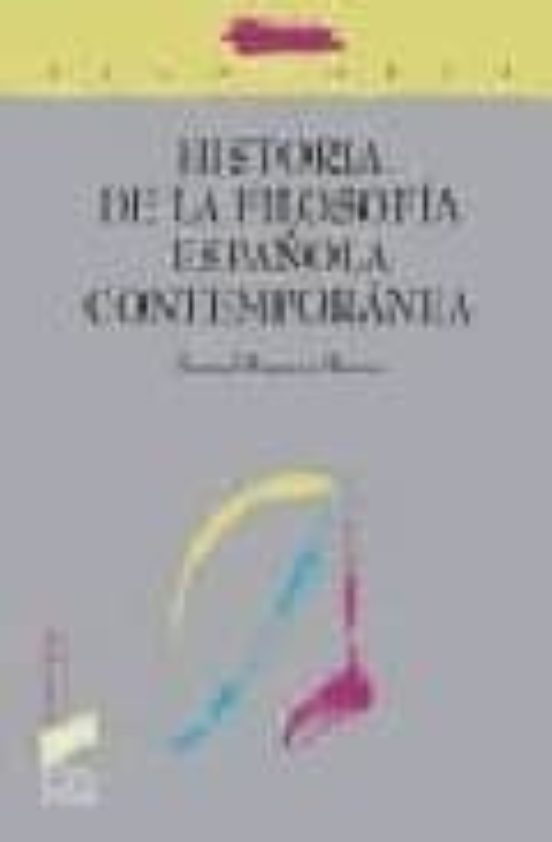 Historia de la filosofía española contemporánea